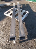 2025 10' X 6'' FORK EXTENSIONS, 6600LB CAPACITY (UNUSED)