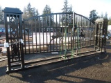 2025 GREATBEAR 20' FARM IRON GATE W/ DEER ARTWORK (UNUSED)