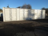 2025 40' HIGH CUBE SHIPPING CONTAINER W/ (4) SIDE DOORS