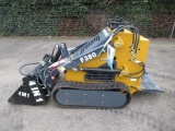 INFRONT F380 TRACKED RIDE-ON SKID STEER (UNUSED)