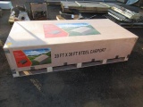2025 CP2030 20' X 30' STEEL CARPORT (UNUSED)