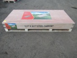 2025 CP1220 12' X 20' STEEL CARPORT (UNUSED)