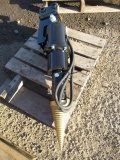 2025 FUTURE MINI EXCAVATOR WOOD SPLITTER ATTACHMENT (UNUSED)