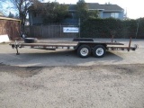 1977 LAYT TANDEM AXLE TILT DECK FLATBED TRAILER