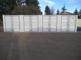 2024 40' HIGH CUBE SHIPPING CONTAINER W/ (4) SIDE DOORS