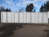 2025 40' HIGH CUBE SHIPPING CONTAINER W/ (4) SIDE DOORS