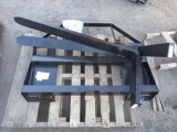 2024 AGT MOWER KING SKID STEER FORK ATTACHMENT W/ 48'' X 4'' FORKS (UNUSED)