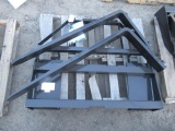 2024 AGT MOWER KING SKID STEER FORK ATTACHMENT W/ 48'' X 4'' FORKS (UNUSED)