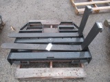 2024 AGT SKID STEER FORK ATTACHMENT W/ 48'' X 4'' FORKS (UNUSED)