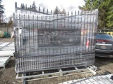 2025 20' BI-PARTING IRON GATE W/ DEER ARTWORK (UNUSED)