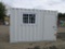 2025 12' STORAGE CONTAINER W/ WINDOW & SIDE DOOR (UNUSED)