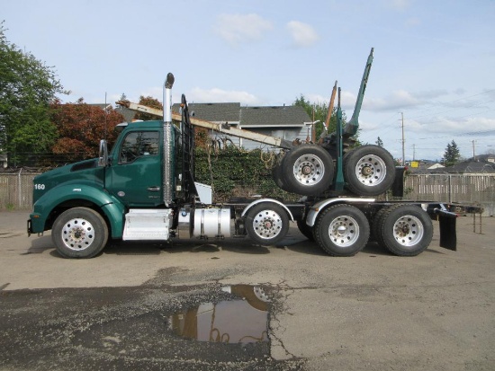 2022 KENWORTH T880 LOG TRUCK W/ TRAILER