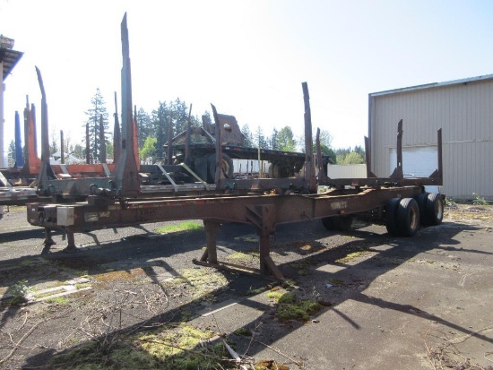 (BORING, OR) 1997 PITTS LT40-4 40' TANDEM AXLE LOG TRAILER