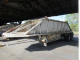 (BORING, OR) 1972 PIERCE 30DD TANDEM AXLE BELLY DUMP TRAILER