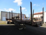 (BORING, OR) 1975 BROWN 40' TANDEM AXLE LOG TRAILER