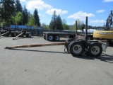 (BORING, OR) 1977 GENERAL SK-2 TANDEM AXLE LOG TRAILER