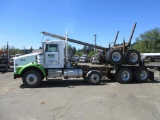 (BORING, OR) 1992 KENWORTH T800 LOG TRUCK W/ TRAILER