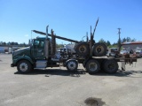 (BORING, OR) 1999 KENWORTH T800B LOG TRUCK W/ TRAILER