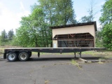 (BORING, OR) 1990 WESTERN TRAILERS 8' X 40' TANDEM AXLE FLATBED TRAILER