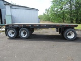 (BORING, OR) 1990 WESTERN TRAILERS 8' X 22' TRI-AXLE FLATBED PUP TRAILER