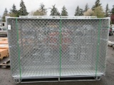 2025 GALVANIZED CHAIN LINK FENCING (UNUSED)