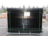 2025 4-RAIL WROUGHT IRON SITE FENCING (UNUSED)