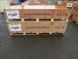 2025 42' X 26' ALL VERTICAL METAL DOUBLE GARAGE BUILDING (UNUSED)