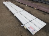 (20) 2025 236.5'' X 37'' METAL ROOF PANELS (WHITE) (UNUSED)