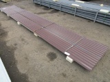 (20) 2025 236.5'' X 37'' METAL ROOF PANELS (BROWN) (UNUSED)