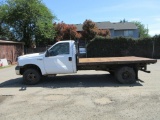 2007 FORD F-350 XL 4X4 FLATBED PICKUP