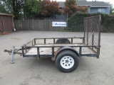 8' X 5' SINGLE AXLE UTILITY TRAILER