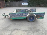 8' X 6' SINGLE AXLE UTILITY TRAILER