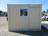 2025 10' SHIPPING CONTAINER W/ SIDE DOOR & WINDOW (UNUSED)