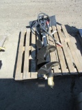 2025 MINI SKID STEER AUGER ATTACHMENT W/ 12'' BIT (UNUSED)