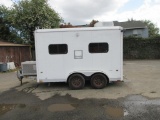 2000 WELLS CARGO 12' TANDEM AXLE FIBER SPLICING TRAILER