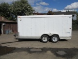 2004 INTERSTATE 16' TANDEM AXLE ENCLOSED TRAILER