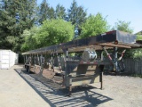 DOUBLE DECK TANDEM AXLE TRANSPORT TRAILER