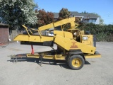 FINN EQUIPMENT COMPANY MSW28 TOW BEHIND SINGLE AXLE HAY/MULCHER SPREADER