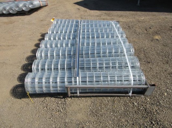 (8) 2025 ABOSS 5' GALVANIZED WIRE FENCING ROLLS (UNUSED)