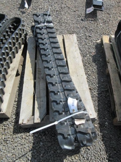 SET OF 2025 MINI EXCAVATOR/SKID STEER RUBBER TRACKS (UNUSED)