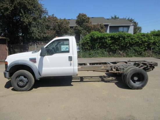 2008 FORD F-450 4X4 CAB & CHASSIS