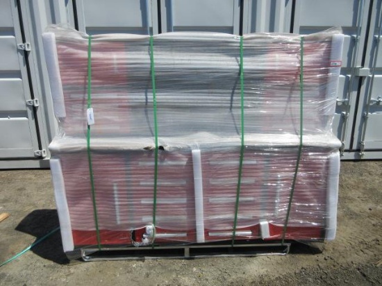 2025 7' 18-DRAWER TOOL CABINET (RED) (UNUSED)