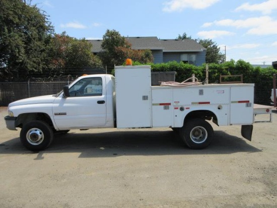 2001 DODGE RAM 3500 SERVICE TRUCK