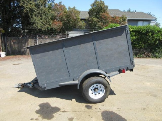 8' SINGLE AXLE DEBRIS TRAILER