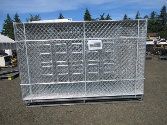 2025 PORTABLE CHAIN LINK SITE FENCING (UNUSED)
