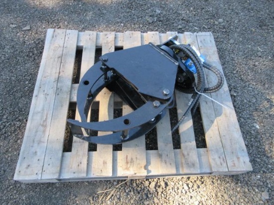 2025 ABOSS MINI EXCAVATOR 7'' ROTATING GRIPPER ATTACHMENT (UNUSED)