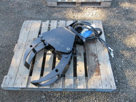 2025 ABOSS MINI EXCAVATOR 7'' ROTATING GRIPPER ATTACHMENT (UNUSED)