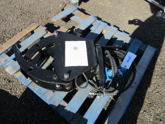 2025 ABOSS MINI EXCAVATOR 7'' ROTATING GRIPPER ATTACHMENT (UNUSED)