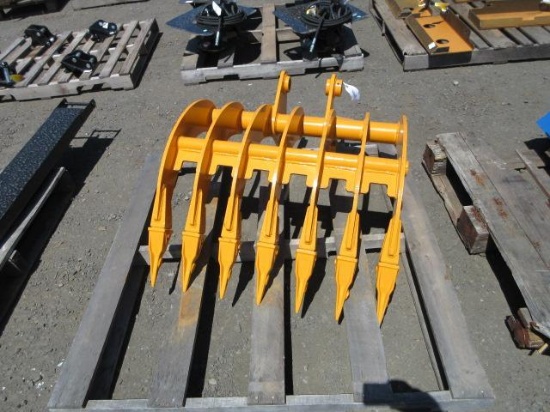 2025 FUTURE 32'' CAT 305 EXCAVATOR RAKE ATTACHMENT (UNUSED)