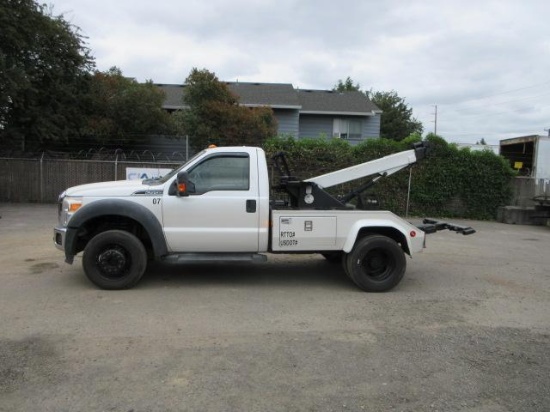 2012 FORD F-450 XLT 4X4 TOW TRUCK